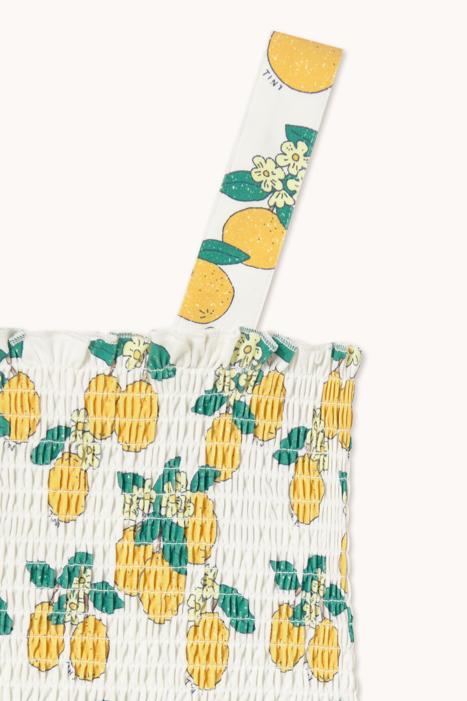 Tiny Cottons Oranges Top - Off White