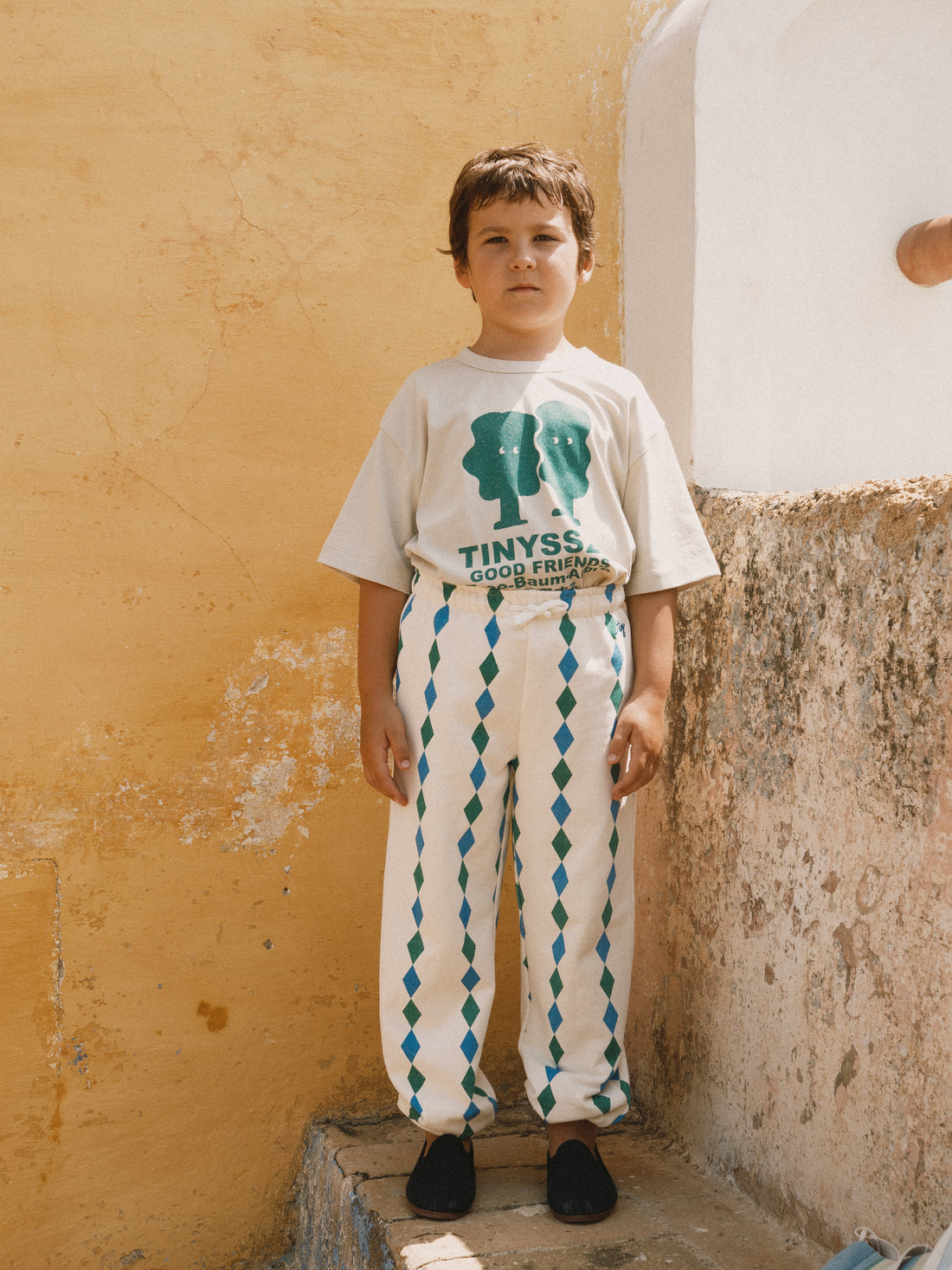 Tiny Cottons Trees Graphic Tee - Dark Vanilla