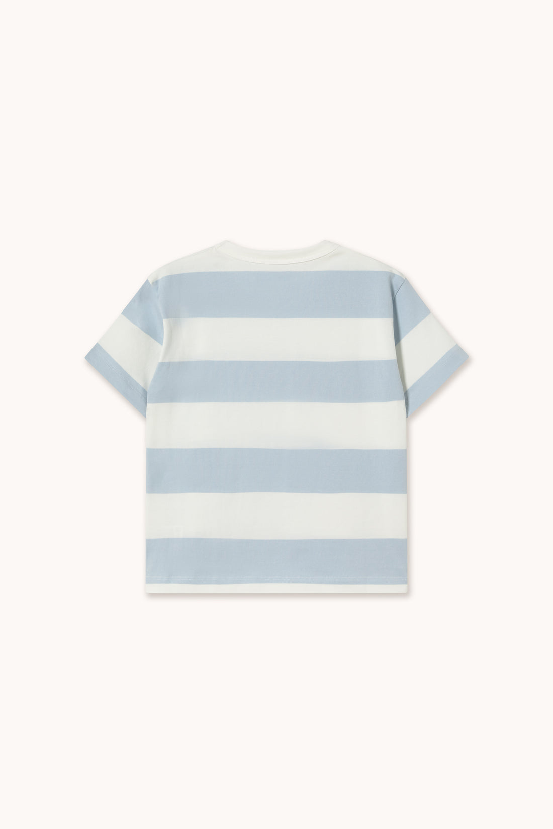 Tiny Cottons Stripes Knit Tee - Washed Blue