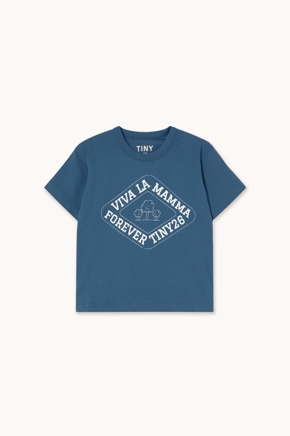 Tiny Cottons Viva La Mamma Graphic Tee - Light Navy