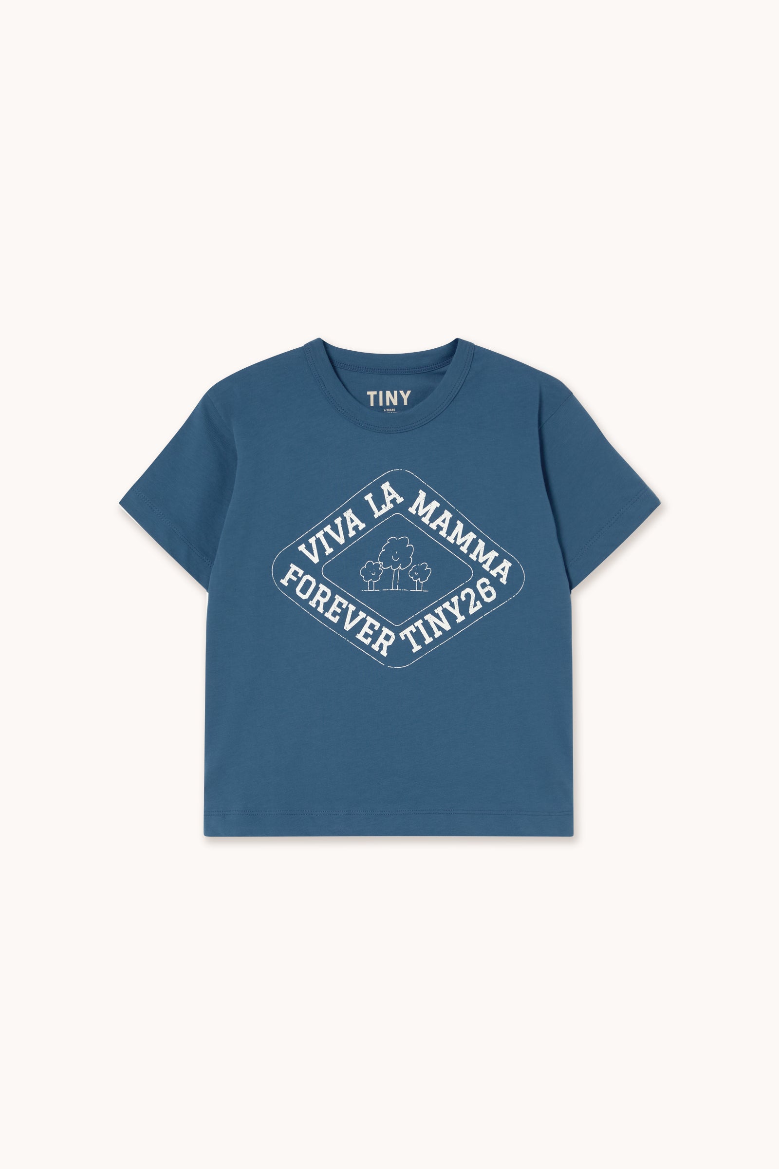 Tiny Cottons Viva La Mamma Graphic Tee - Light Navy