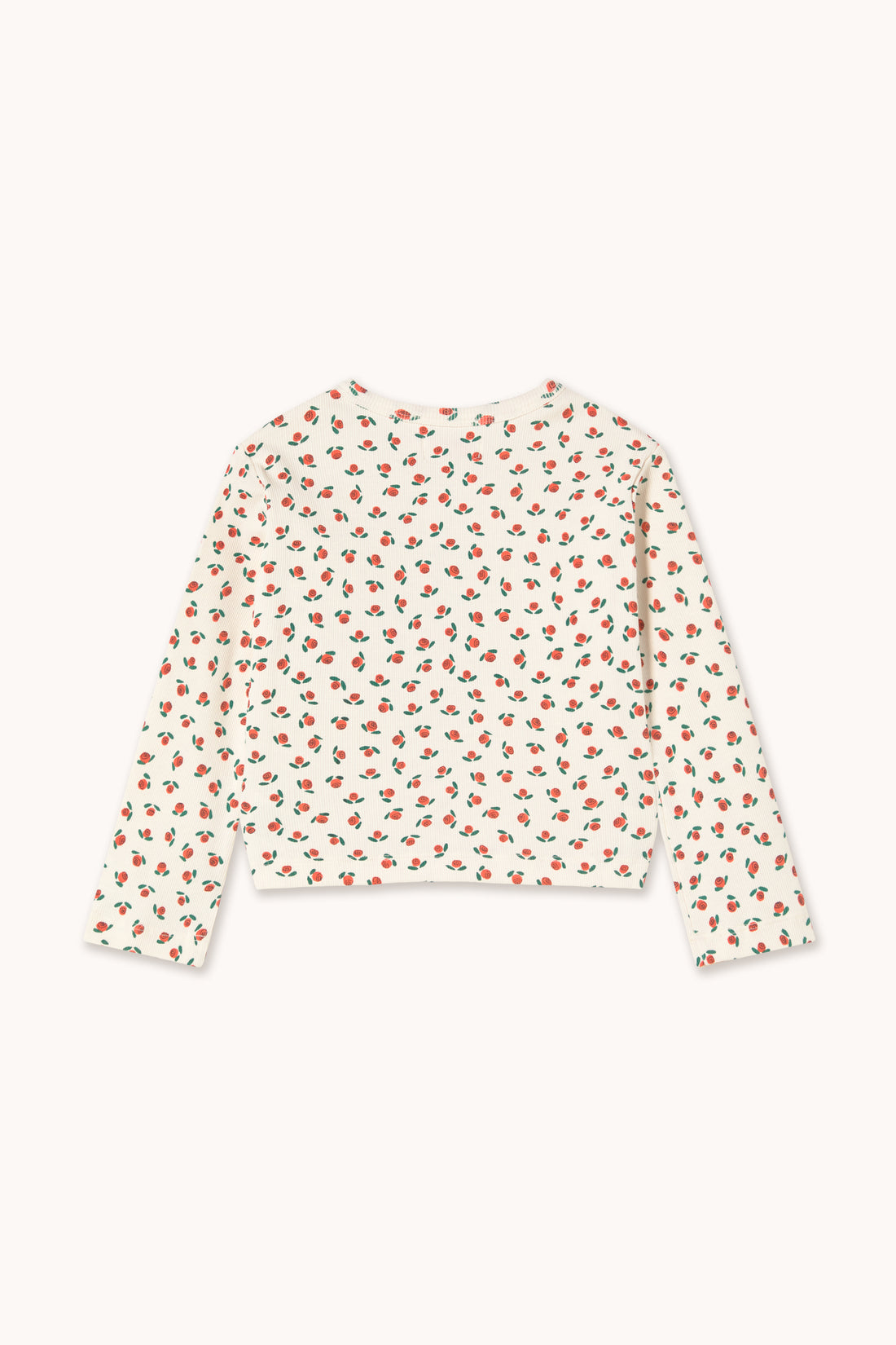 Tiny Cottons Tiny Roses Rib Kids Jacket - Off-White