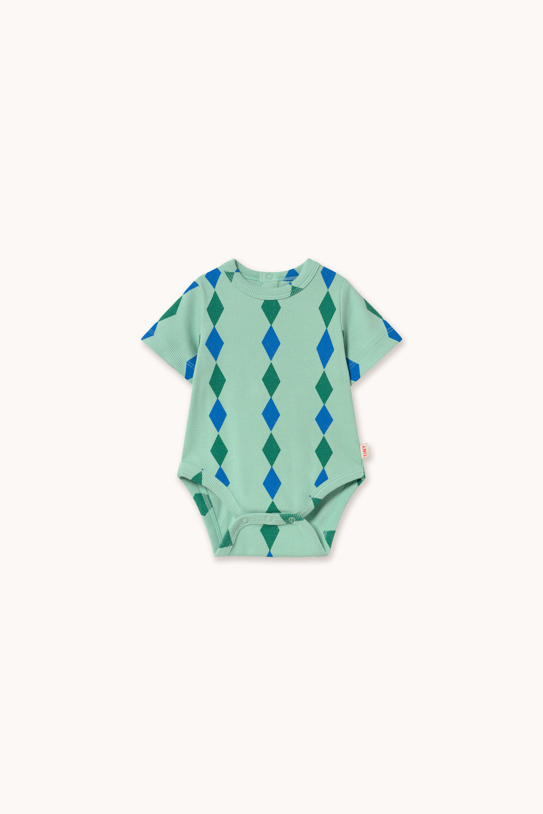 Tiny Cottons Diamonds Rib Body - Washed Emerald