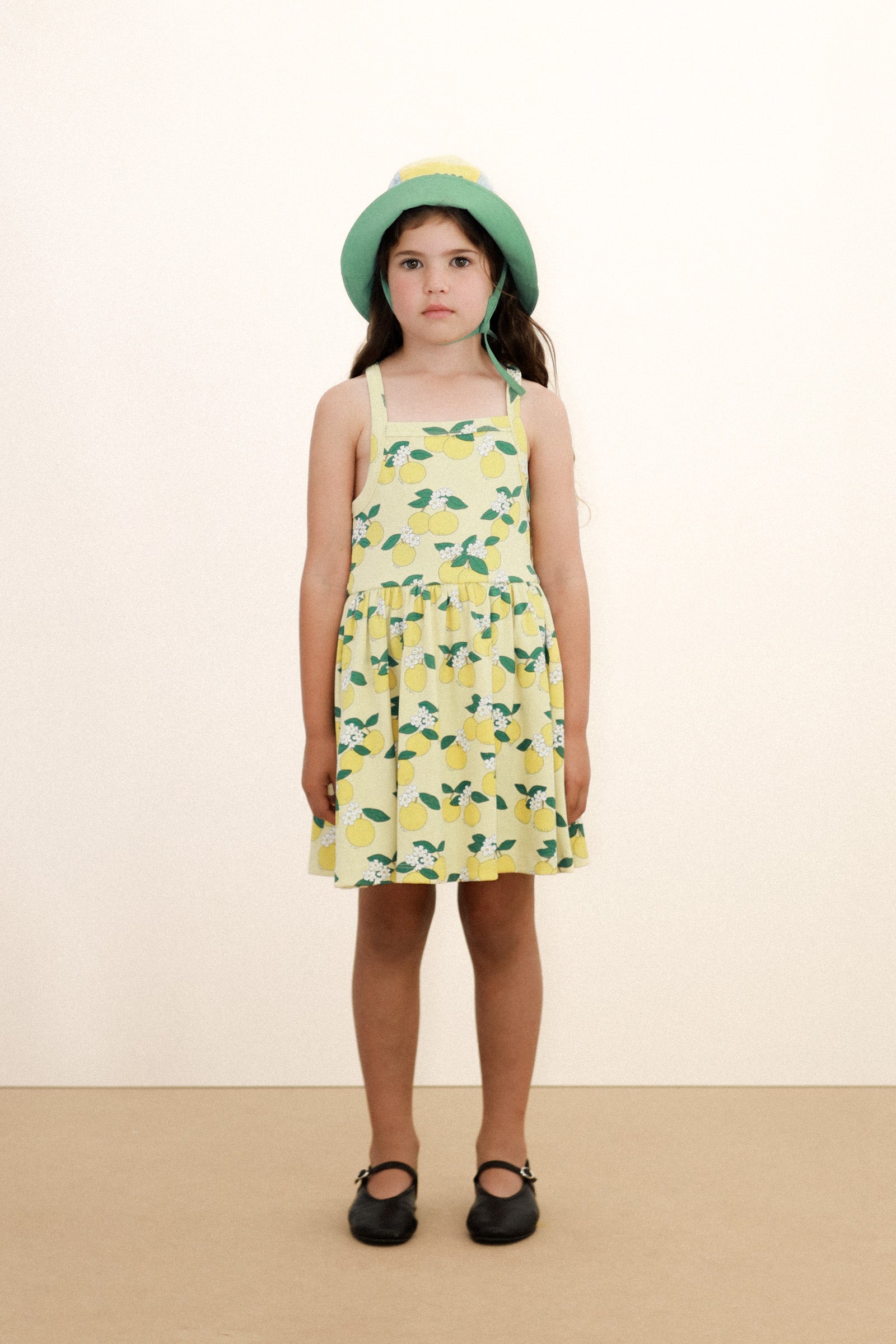 Tiny Cottons Oranges Dress - Mellow Yellow