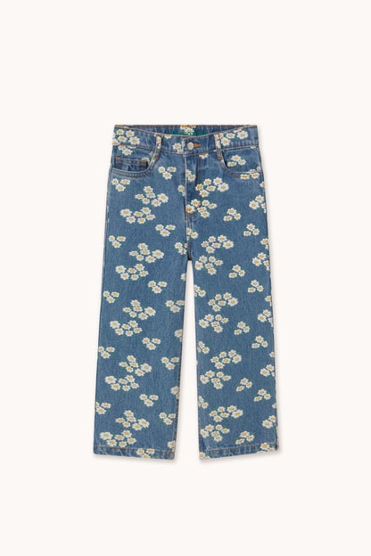 Tiny Cottons Blossoms Denim Jeans - Medium Wash Denim
