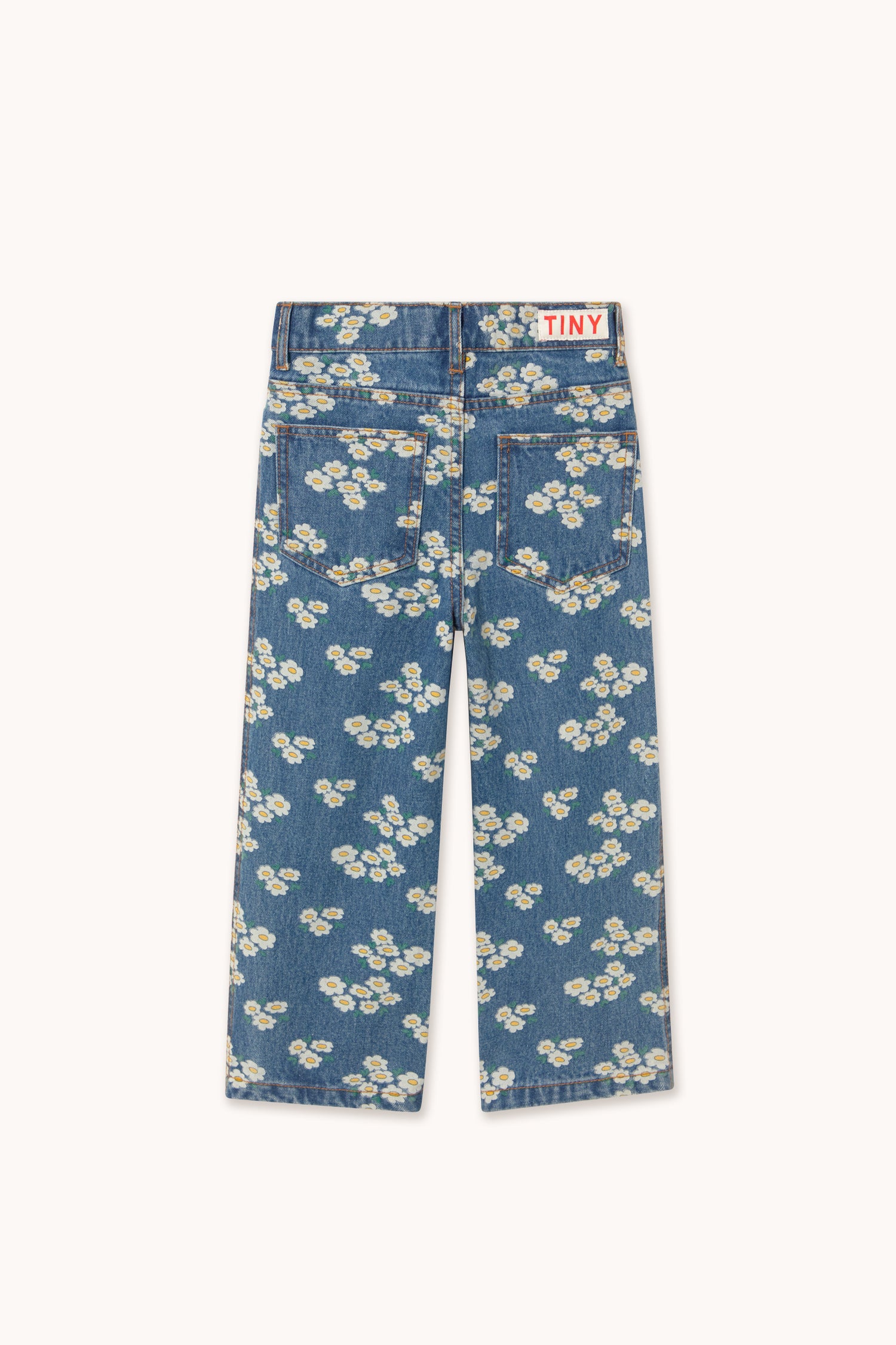 Tiny Cottons Blossoms Denim Jeans - Medium Wash Denim