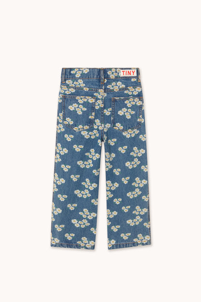 Tiny Cottons Blossoms Denim Jeans - Medium Wash Denim