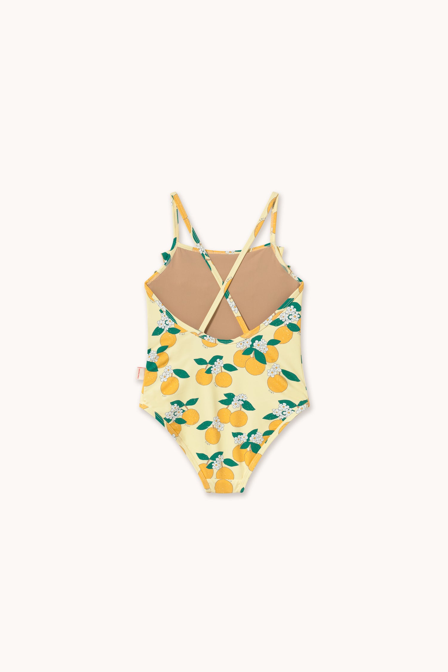 Tiny Cottons Oranges Swimsuit - Pastel Yellow