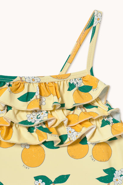Tiny Cottons Oranges Swimsuit - Pastel Yellow
