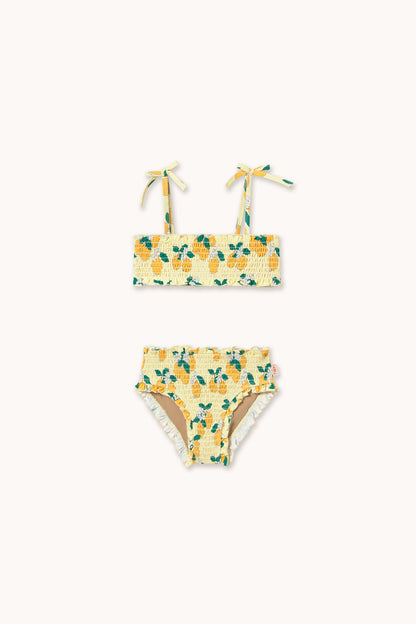 Tiny Cottons Oranges Smock Swim Set - Pastel Yellow