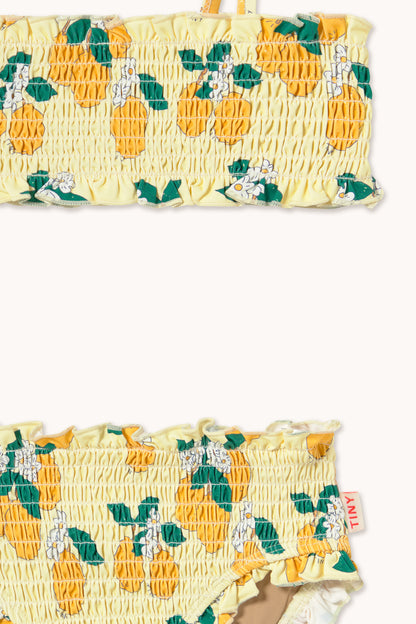 Tiny Cottons Oranges Smock Swim Set - Pastel Yellow