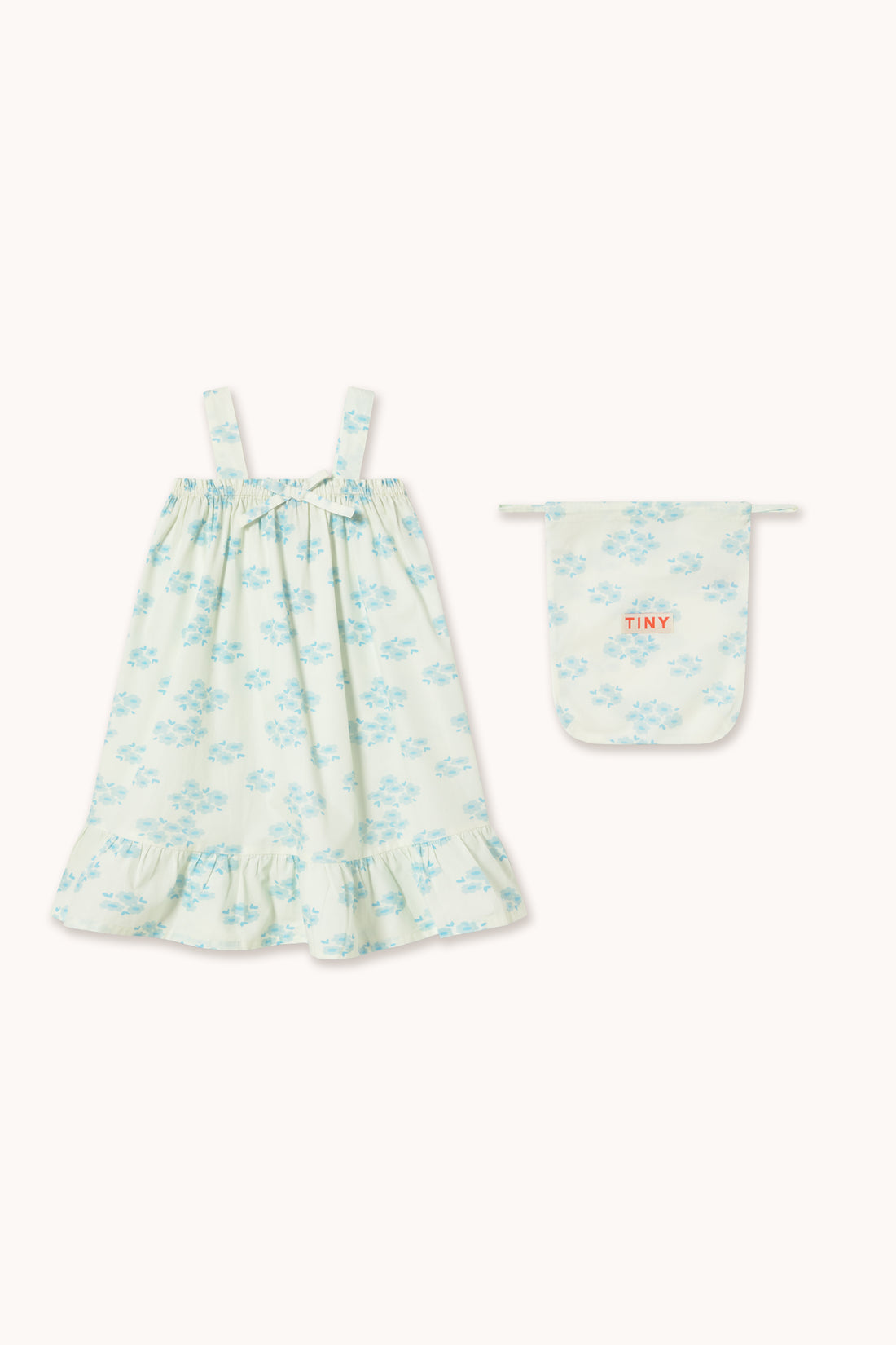 Tiny Cottons Blossoms Nightgown Dress - Off-White