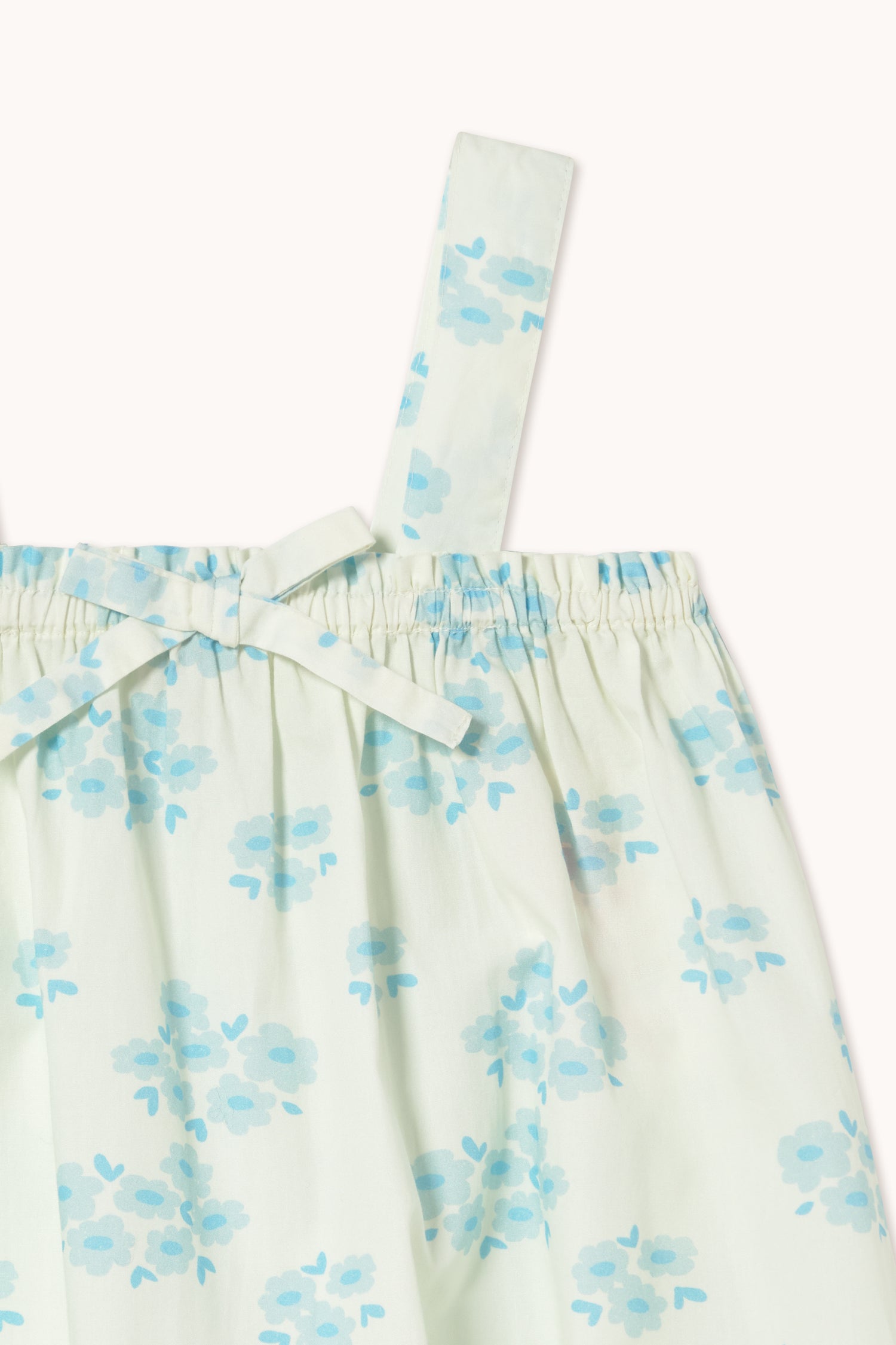 Tiny Cottons Blossoms Nightgown Dress - Off-White