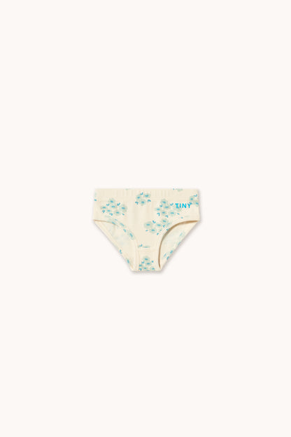 Tiny Cottons Blossoms Briefs - Off-White