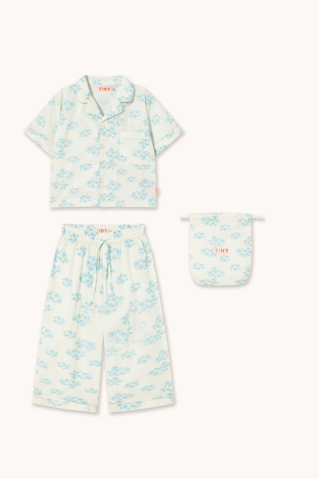 Tiny Cottons Blossoms Set - Off-White