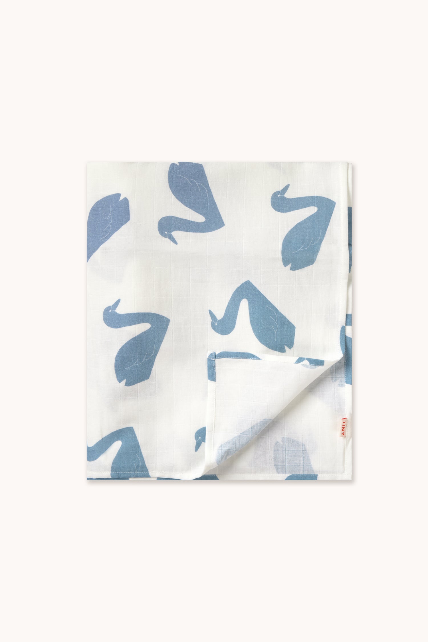 Tiny Cottons Big Swans Swaddle - Off-white