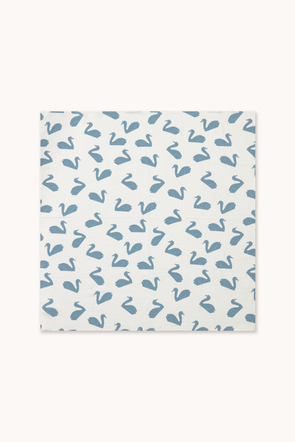Tiny Cottons Big Swans Swaddle - Off-white
