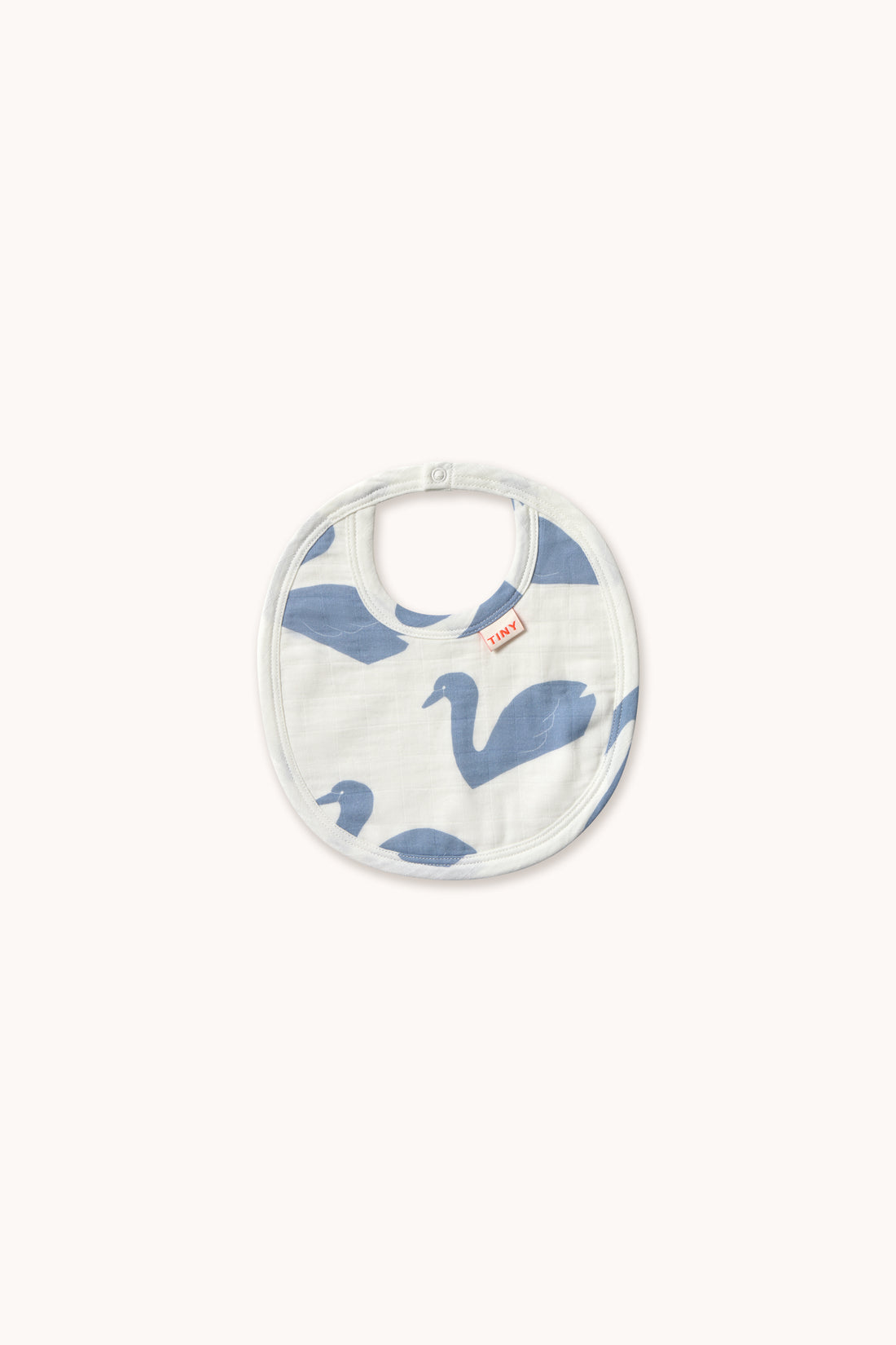 Tiny Cottons Big Swans Bib - Off-white