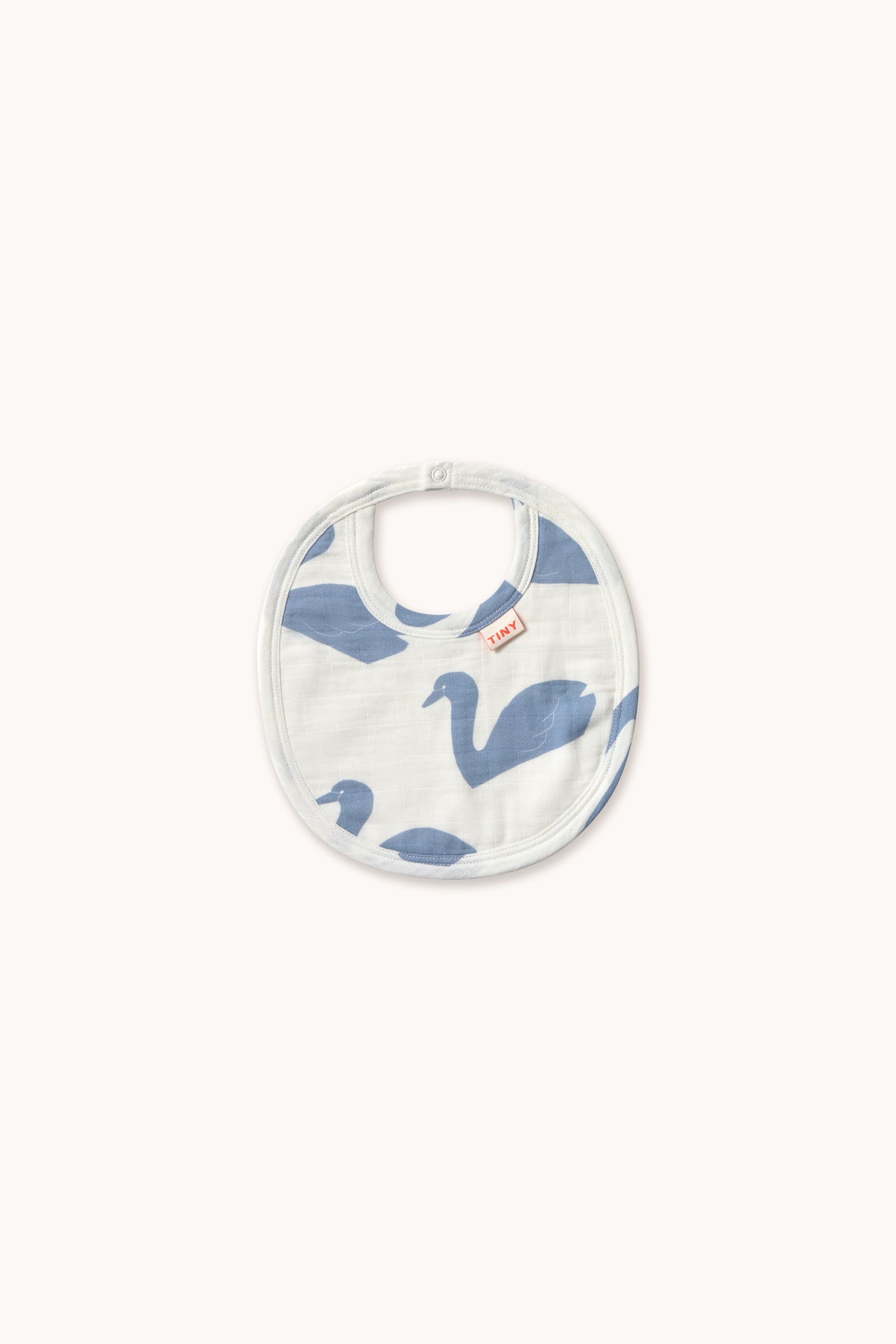 Tiny Cottons Big Swans Bib - Off-white