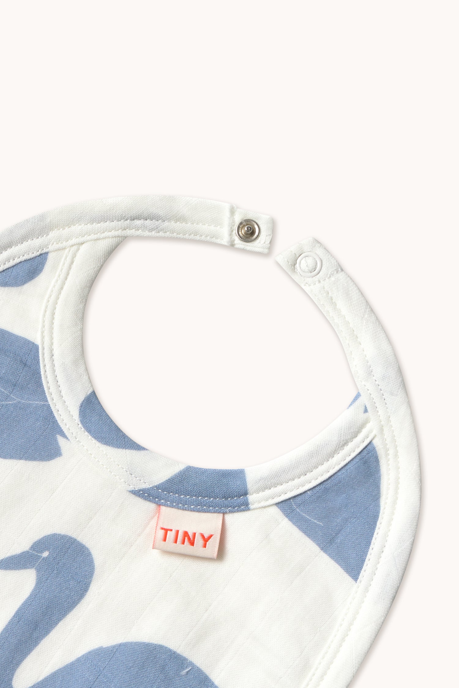Tiny Cottons Big Swans Bib - Off-white