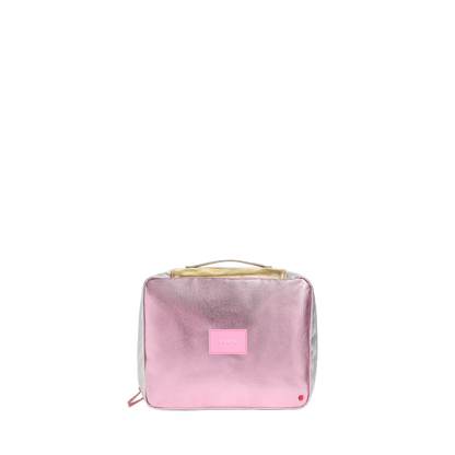 State Bags Bensen Toiletry Kit - Pink/Silver