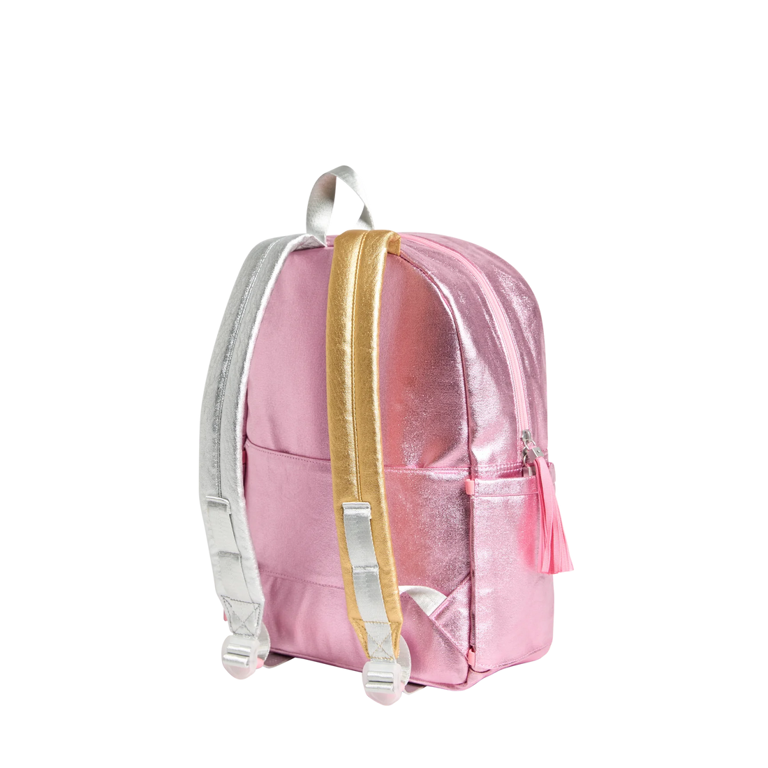 State Bags Kane Kids Backpack - Metallic Pink / Silver