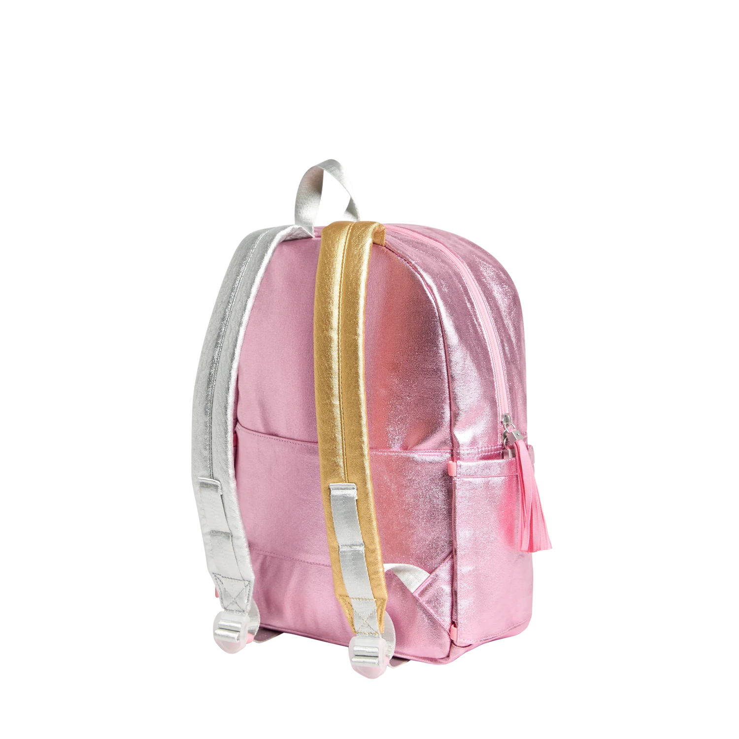 State Bags Kane Kids Backpack - Metallic Pink / Silver