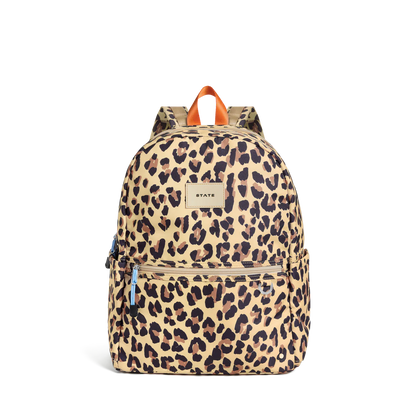 State Bags Kane Double Pocket Backpack - Leopard