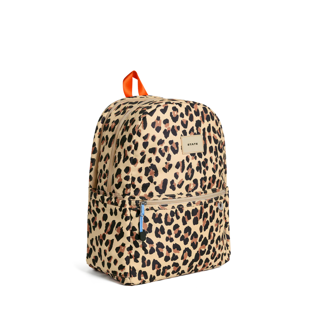 State Bags Kane Double Pocket Backpack - Leopard