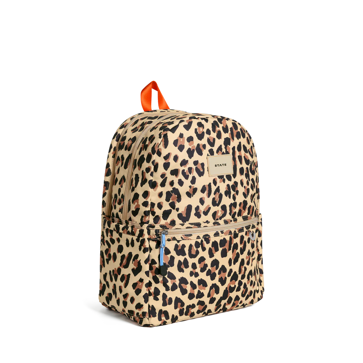 State Bags Kane Double Pocket Backpack - Leopard