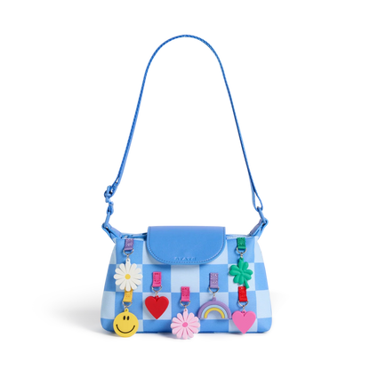 State Bags Chelsea Pouchette - Charms Blue Check