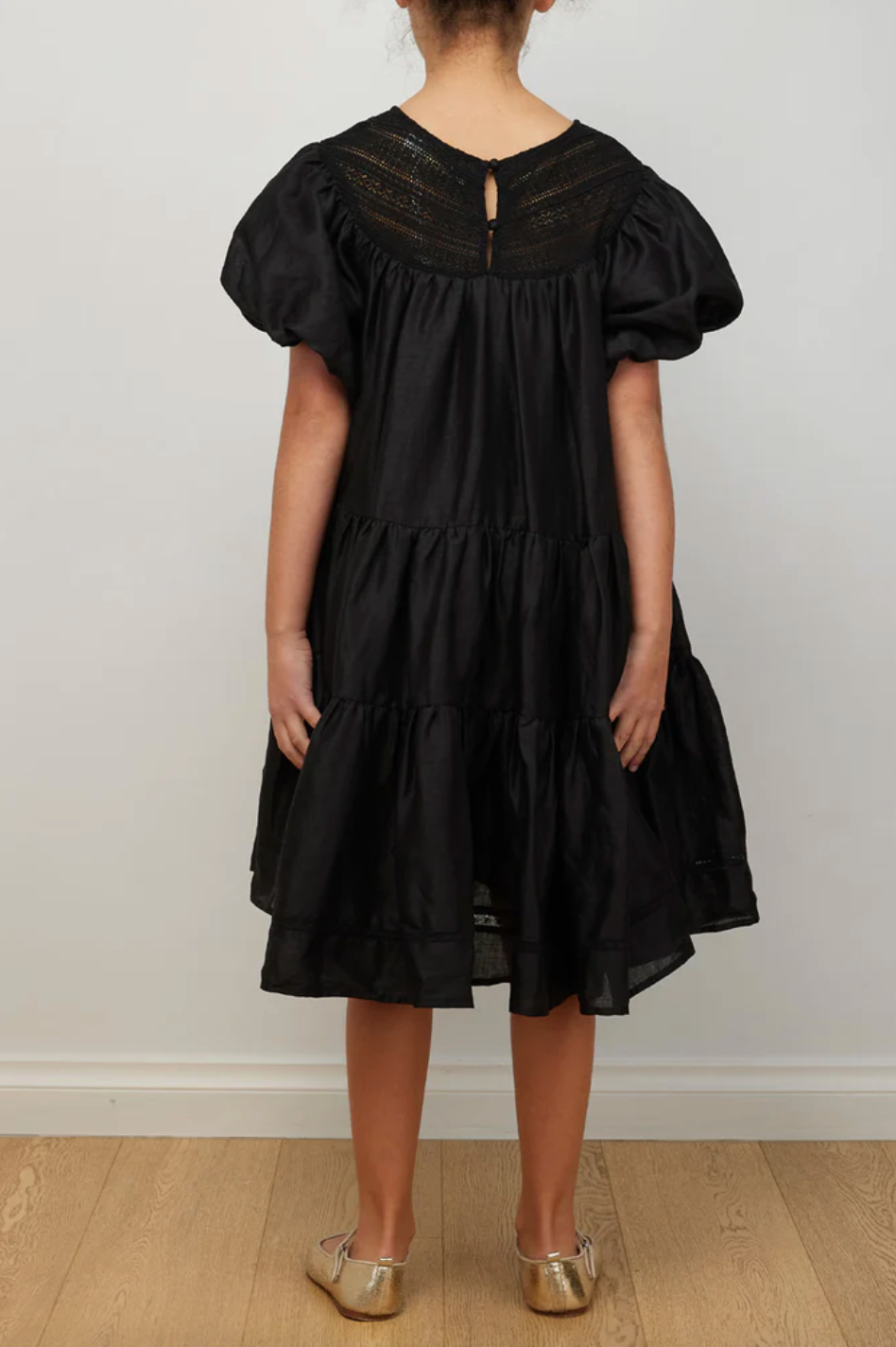 Petite Amalie Crissy Lace Dress - Black