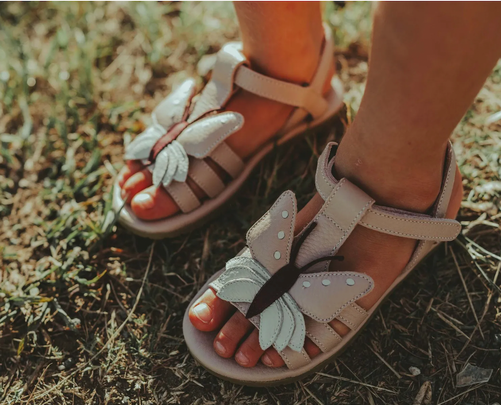 Donsje Iles Sky Sandals | Butterfly - Skin Leather