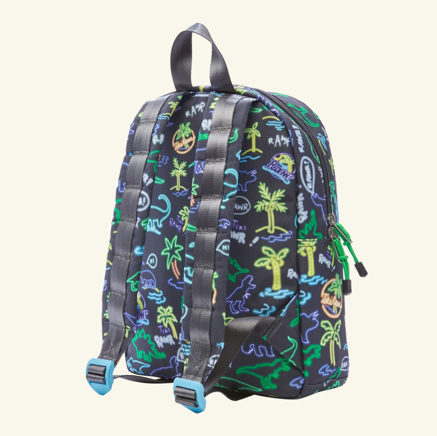 State Bags Kane Kids Travel Backpack- Neon Dino