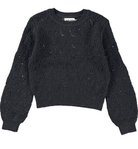 Thin sales black sweater