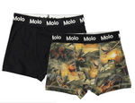 Molo Justin 2 pack Underwear - Dino Black