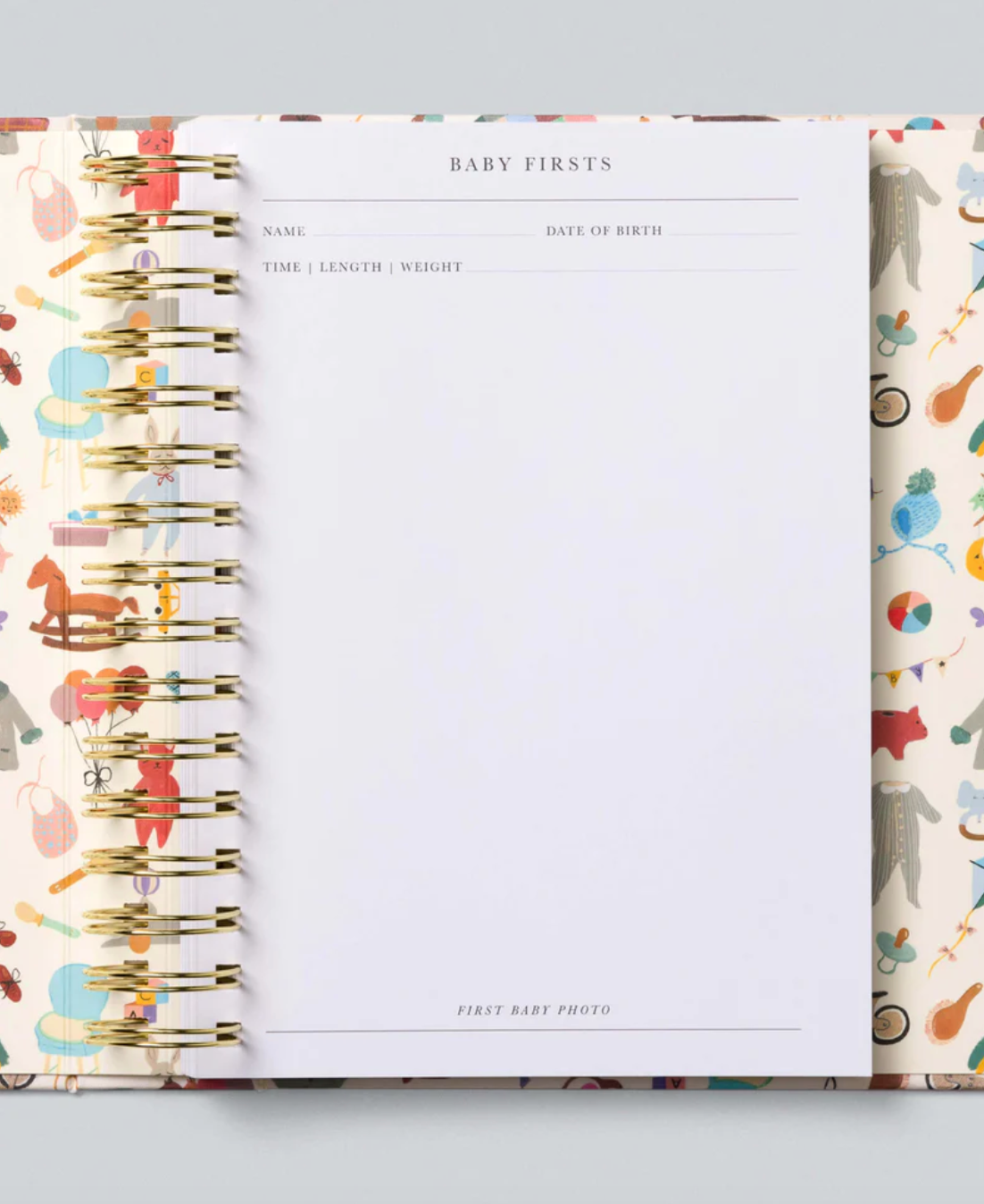 Write to Me Baby Firsts | Linen