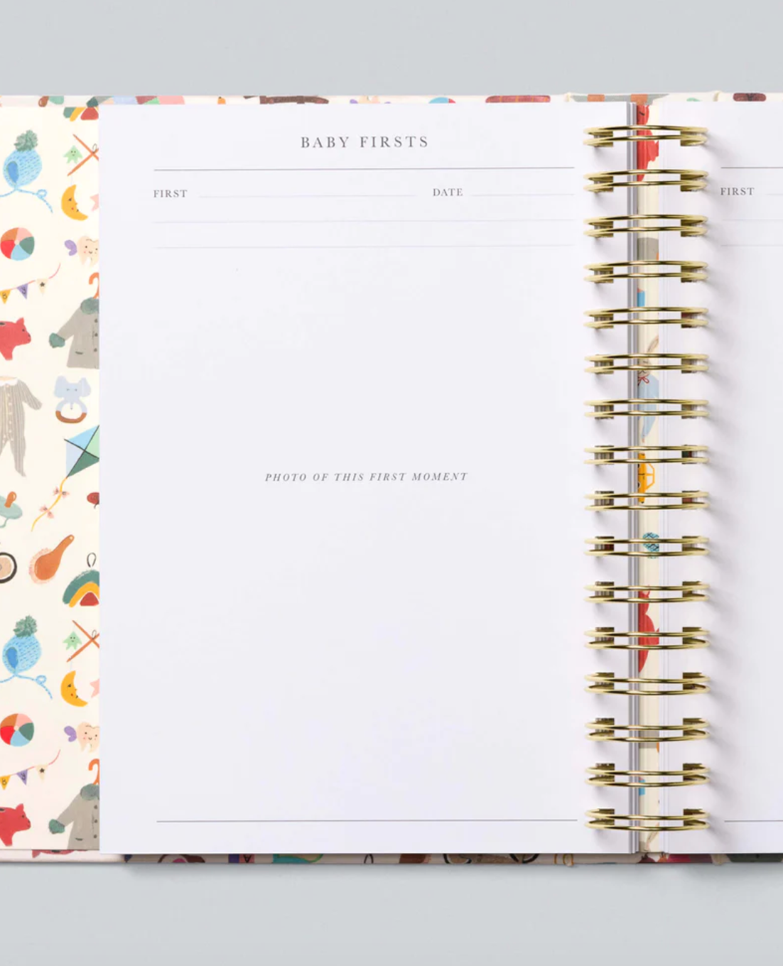 Write to Me Baby Firsts | Linen