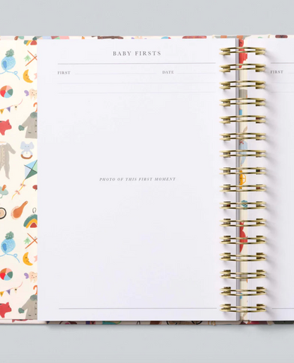 Write to Me Baby Firsts | Linen
