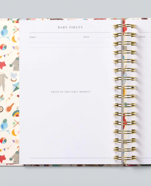 Write to Me Baby Firsts | Linen