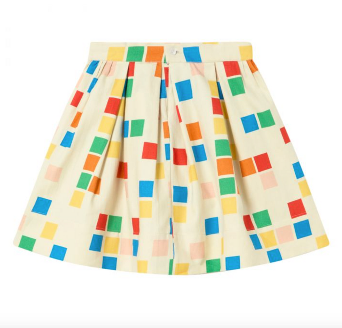 The Animals Observatory Salamander Kids Skirt - Ecru
