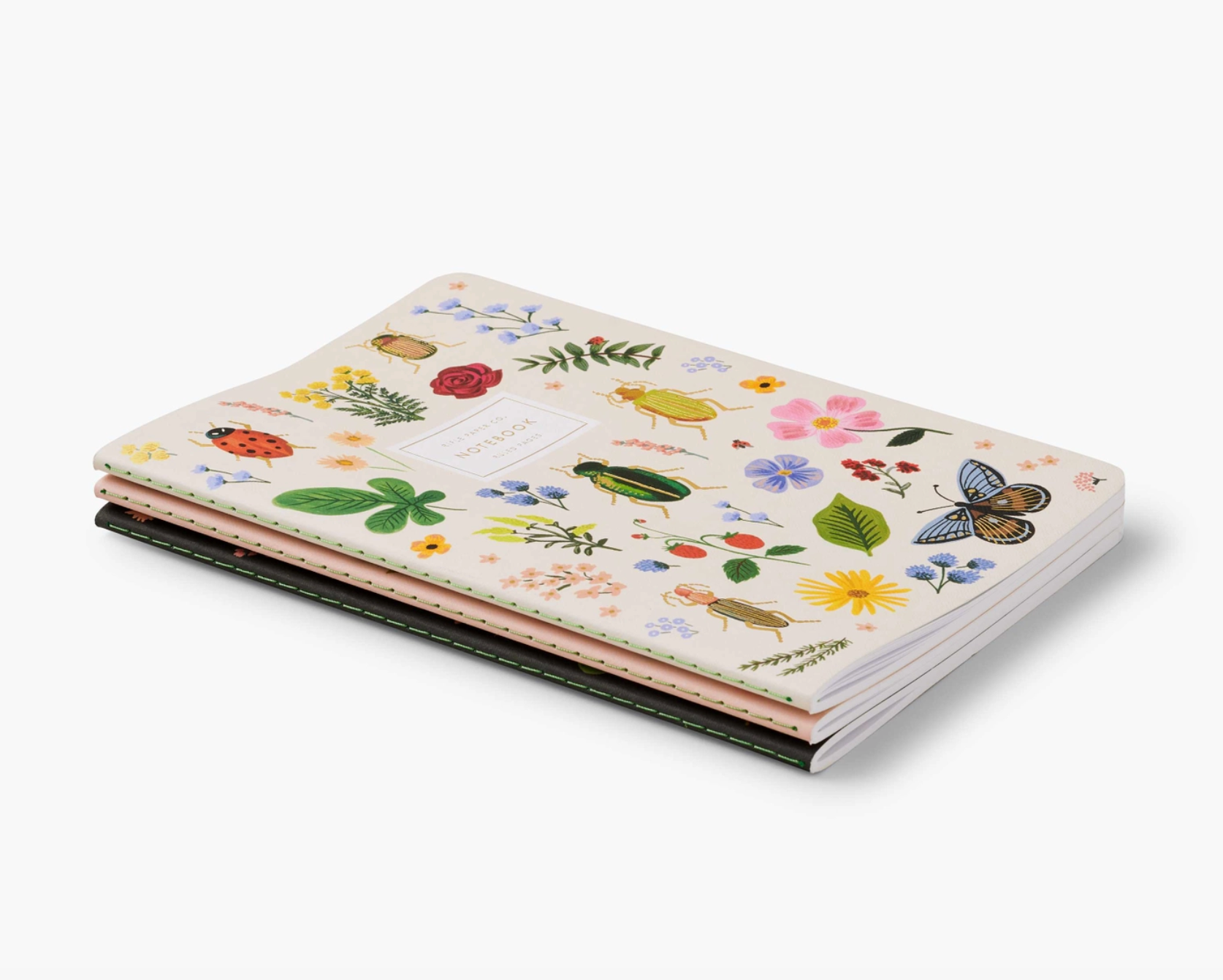 Rifle Paper Co. Assorted Set Of 3 Curio Notebooks