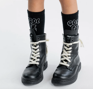Nununu Combat Boots - Black