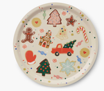 Rifle Paper Co. Christmas Cookies Round Serving Tray