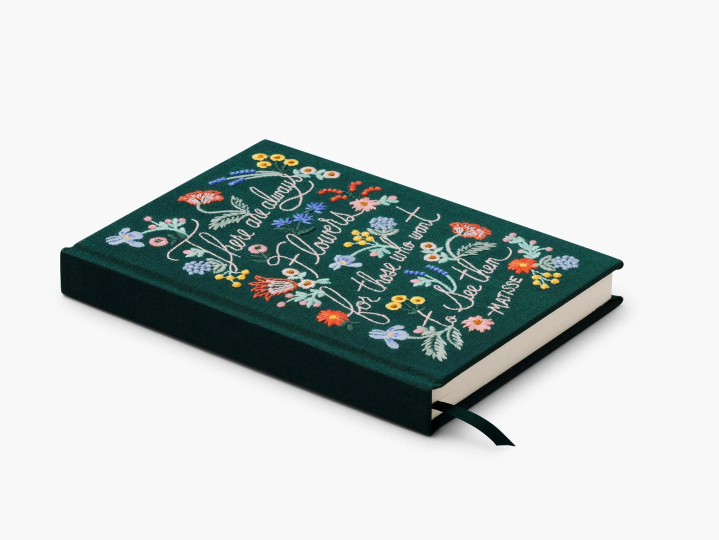 Rifle Paper Co. There Are Always Flowers Embroidered Journal