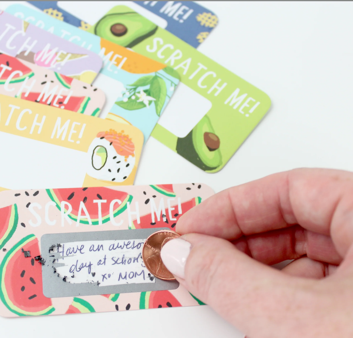 Inklings Paperie Scratch-off Lunchbox Notes -Foodie