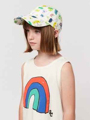 Bobo Choses Funny Insects All Over Cap - Beige