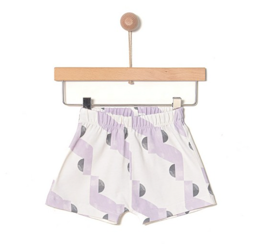 Yell-Oh Shorts Tiles - Lilac