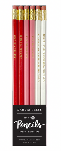 Dahlia Press Pencils Set of 6