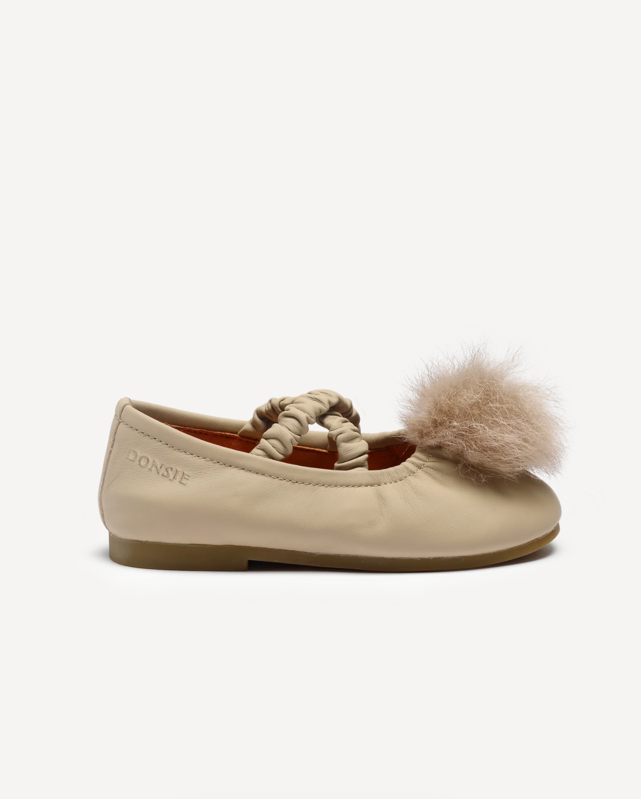 Donsje Izebella Ballerinas - Ivory Sheep Leather